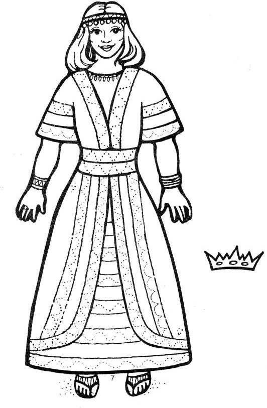 Esther Coloring Page 3