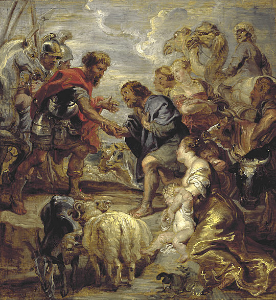 Rubens Reconciliation Of Jacob And Esau