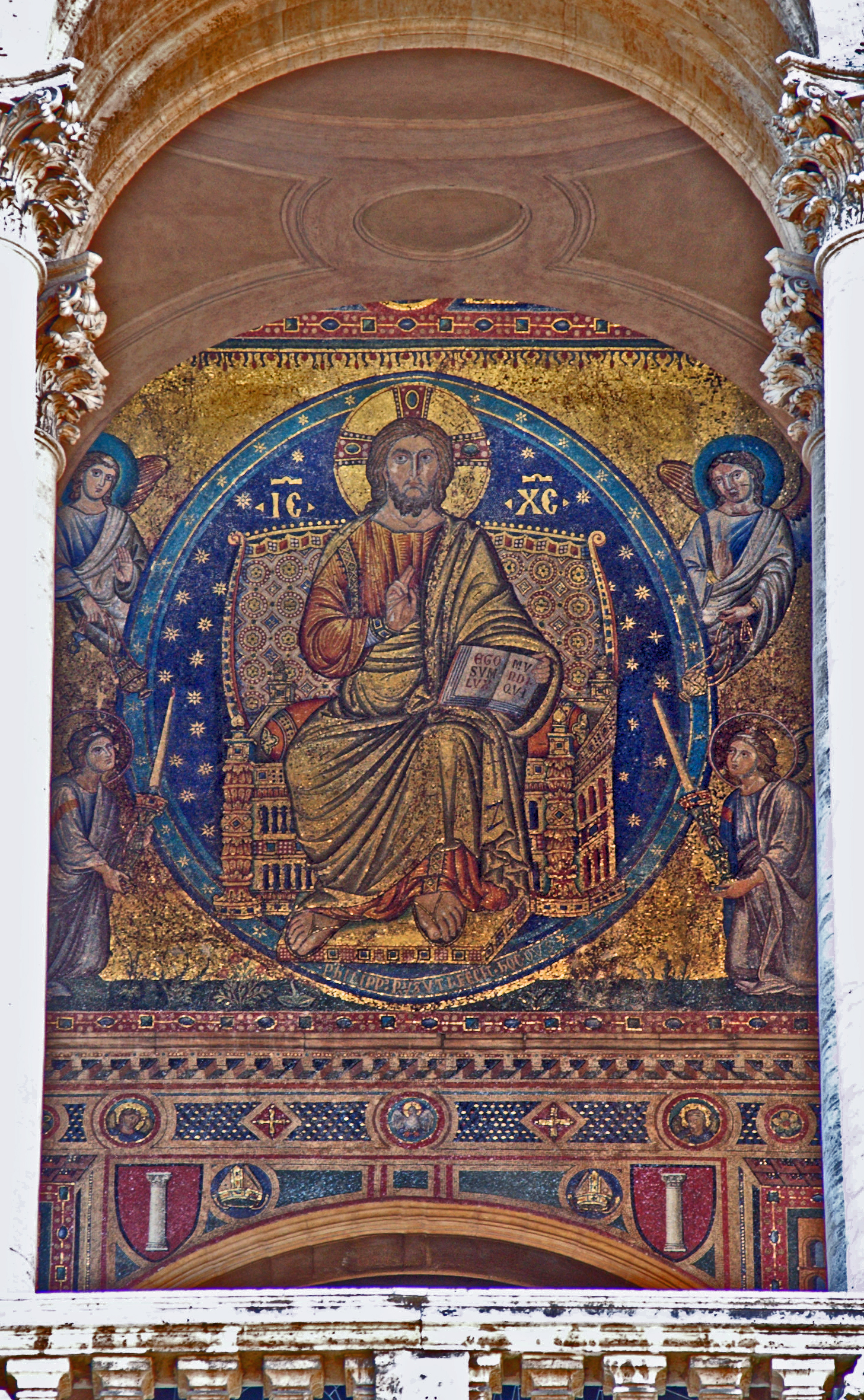 Santa Maria Maggiore (Rome) Mosaic On Frontside