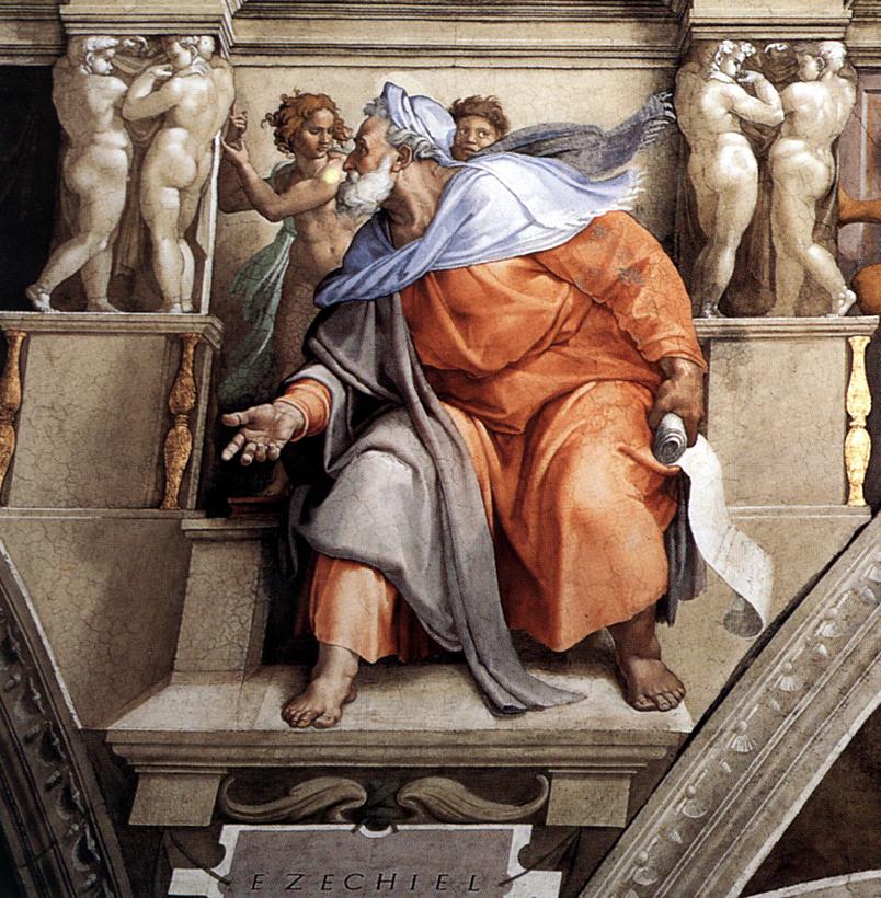 Michelangelo Ezechiele 1510