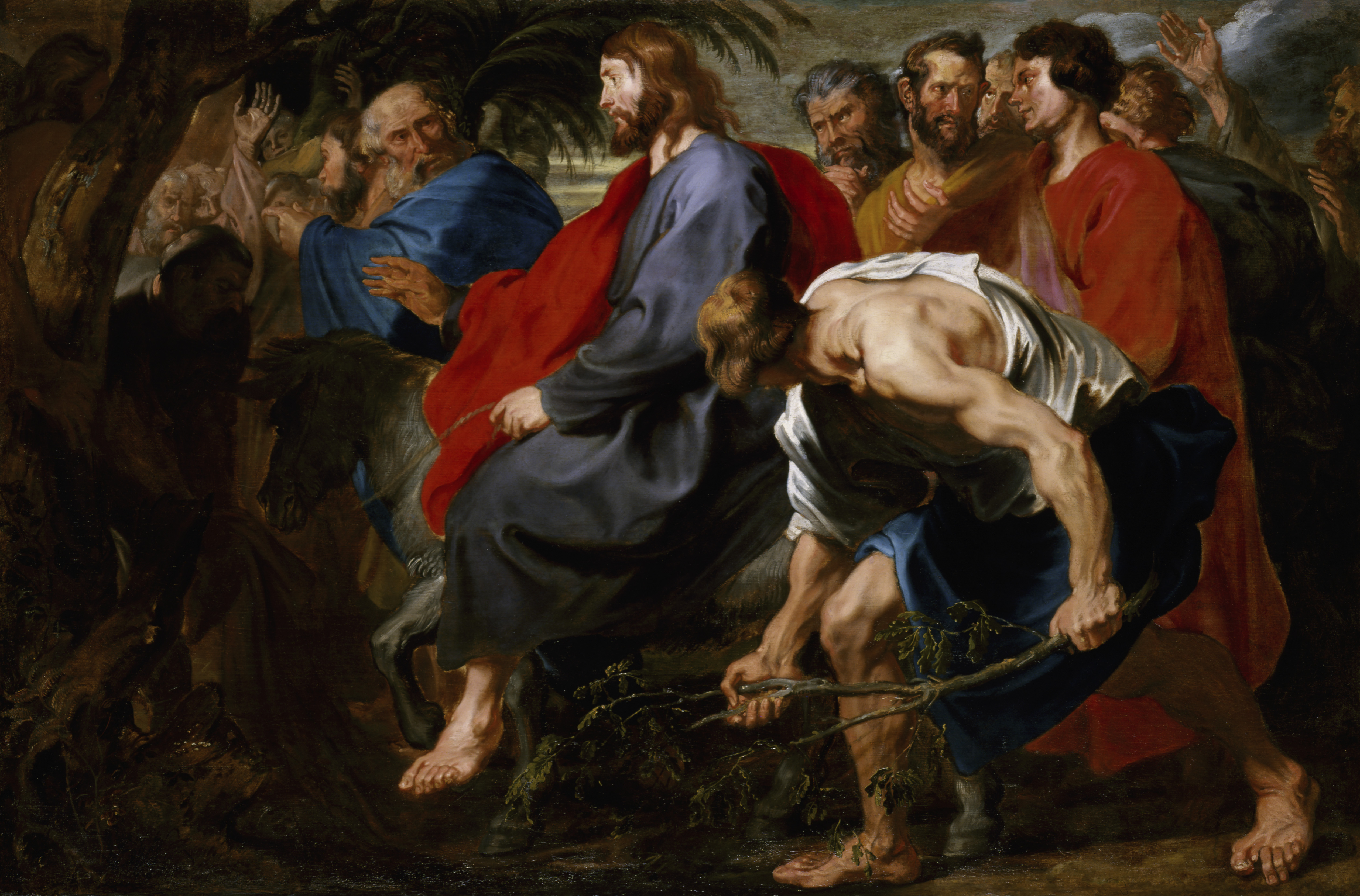 Entry Of Christ Into Jerusalem By Anthony Van Dyck1