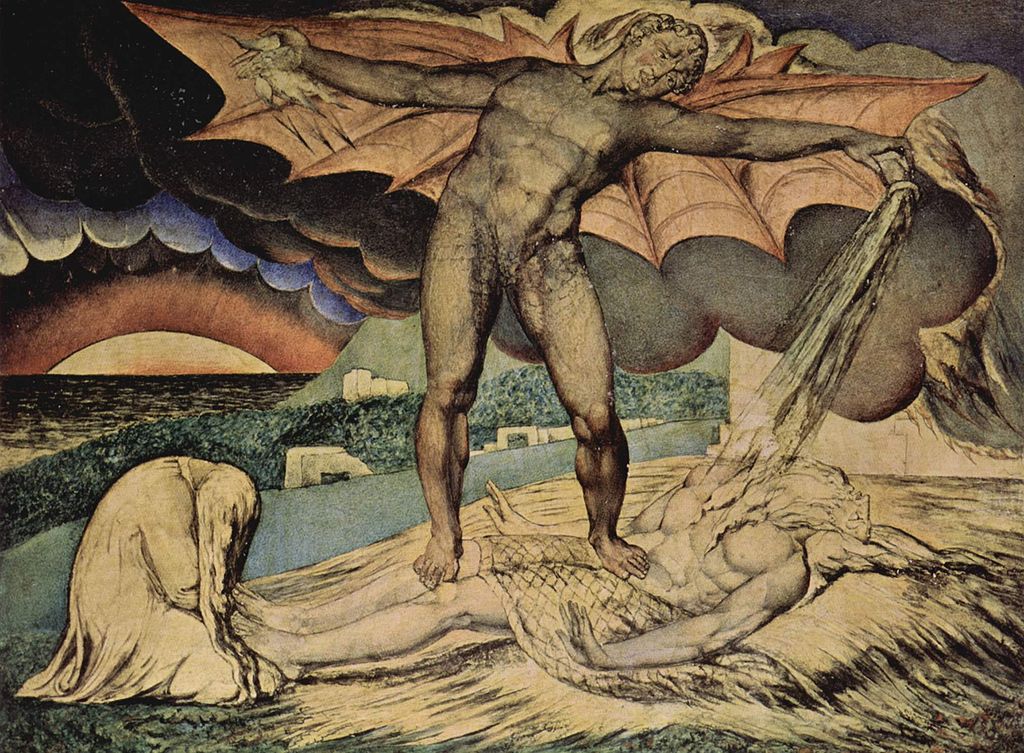 William Blake Satan En Job