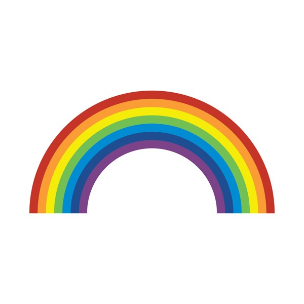 Muursticker Regenboog