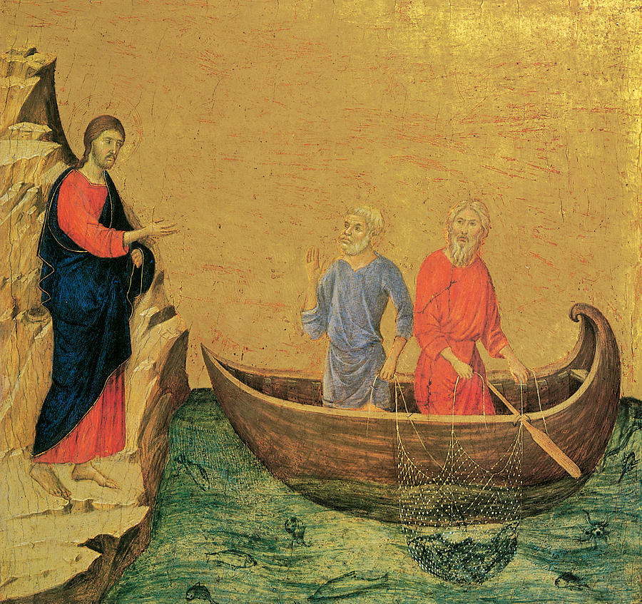 5 The Calling Of The Apostles Peter And Andrew Duccio Di Buoninsegna