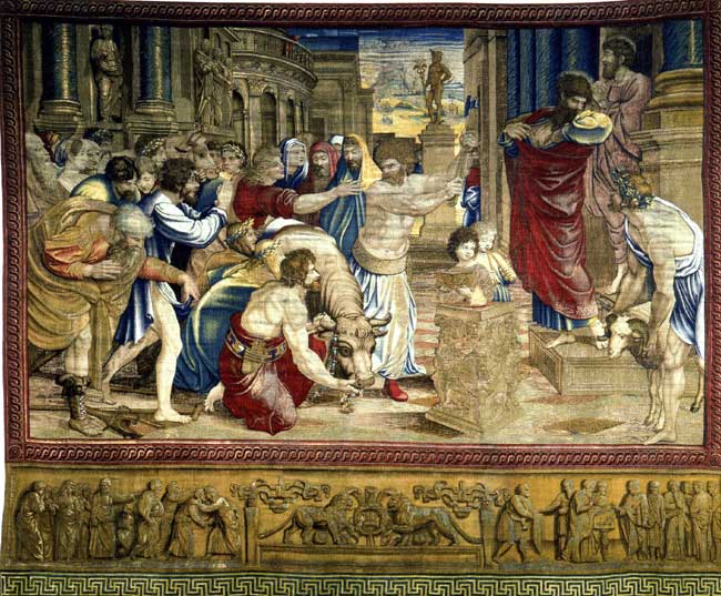 Raphael Tapestry Sacrafice