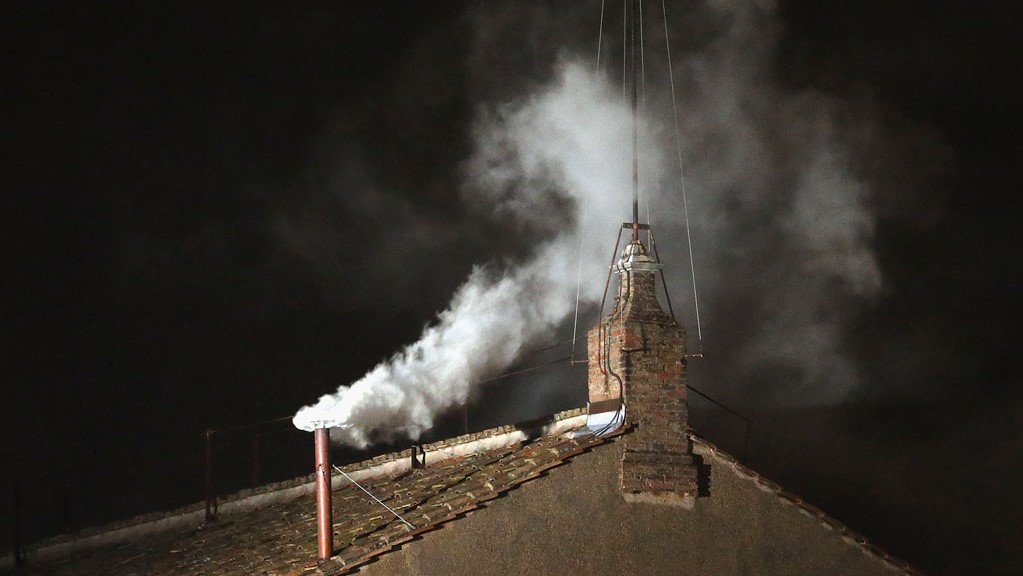 Witte Rook Nieuwe Paus