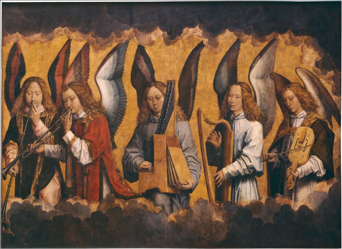 5 H.Memling Muciserende Engelen