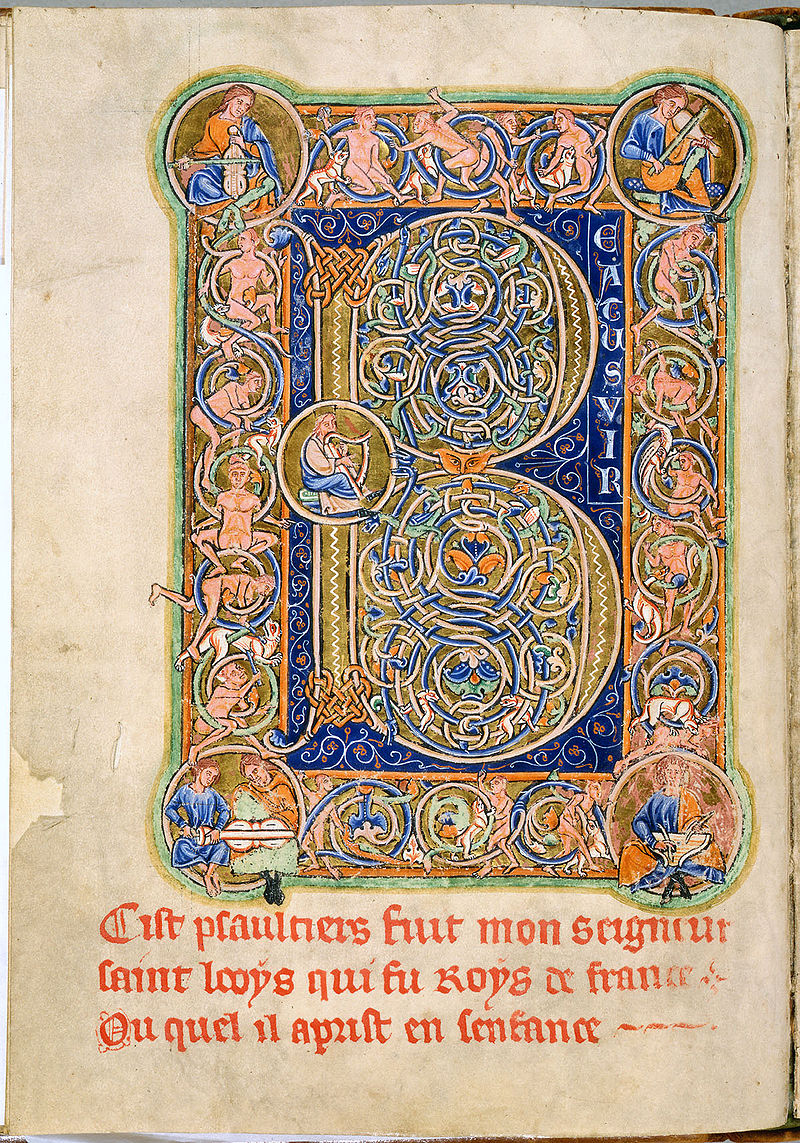 Heilige Lodewijk Psalter 30 Verso