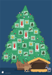 Averbodes Adventskalender Poster