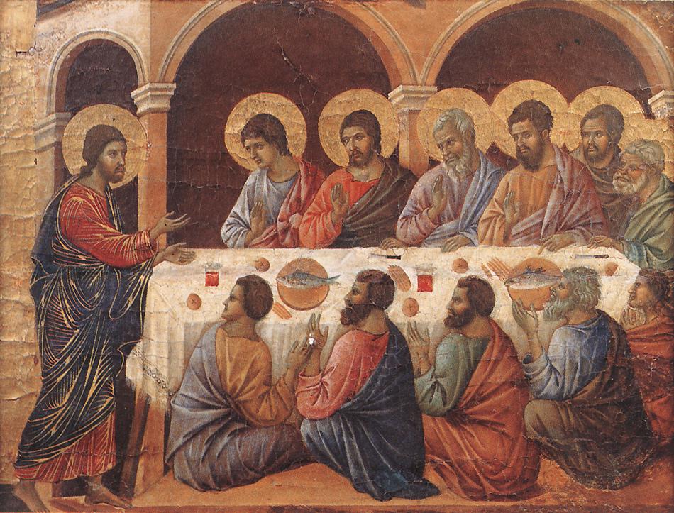 Duccio Di Buoninsegna Appearance While The Apostles Are At Table WGA06738