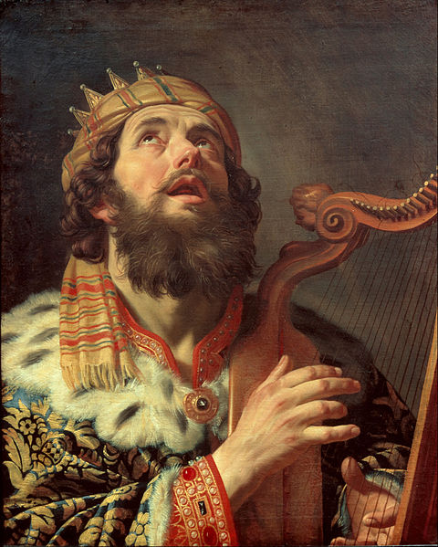 5 Gerard Van Honthorst Koning David Speelt Harp