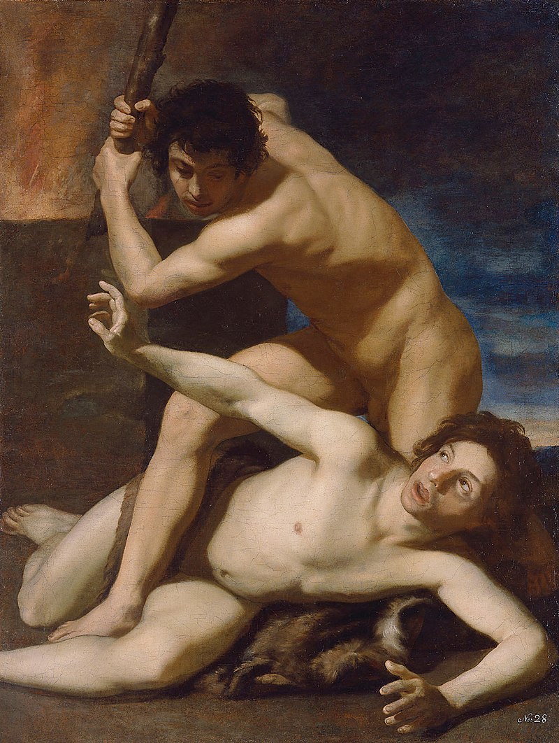 Bartolomeo Manfredi Kaïn Doodt Abel, 1615, Kunsthistorisch Museum (Wenen)