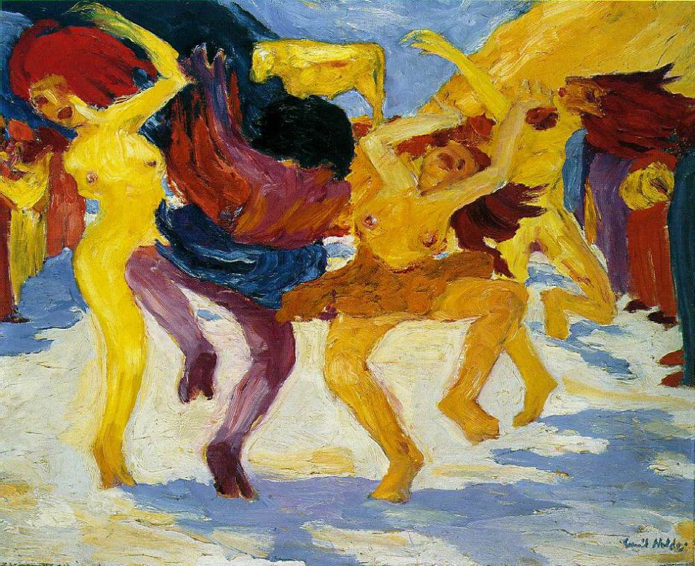 5 Emil Nolde Dans Rond Het Gouden Kalf 1910