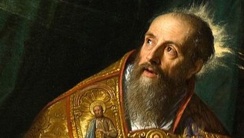 2 Saint Augustine By Philippe De Champaigne (detail)