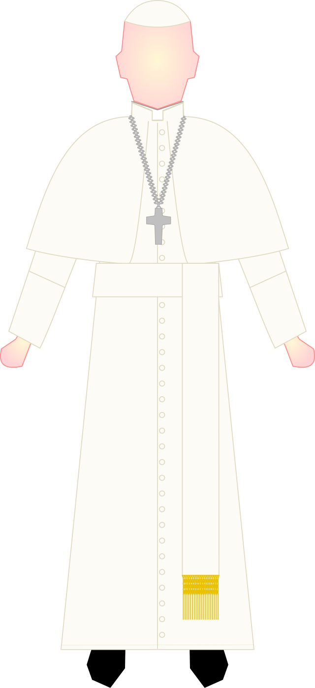 Abito Talare Di Papa Francesco.svg