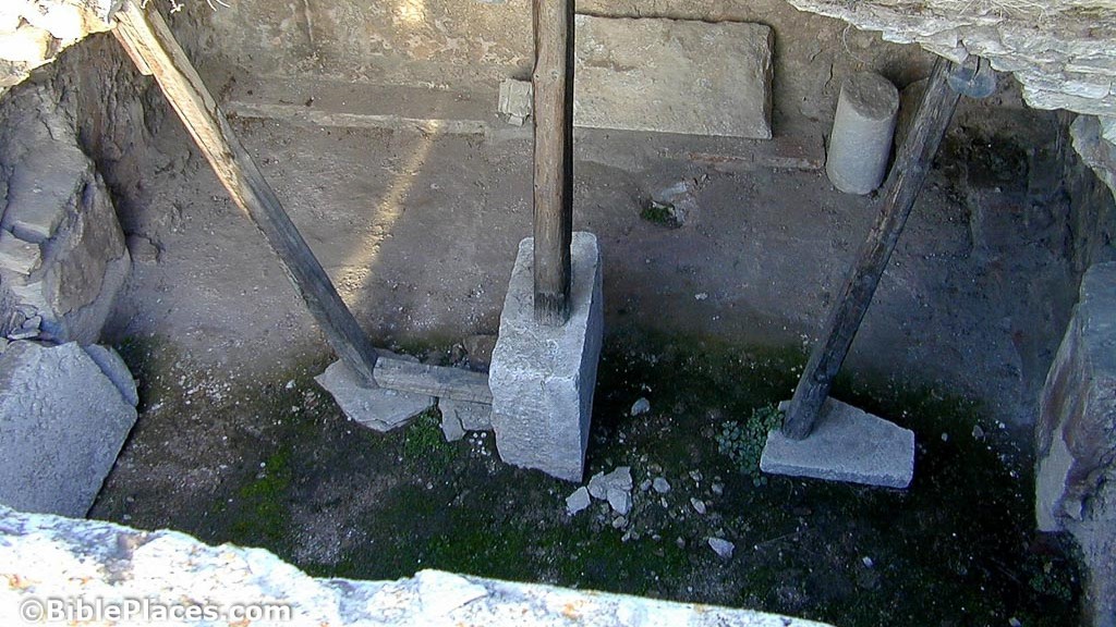 BiblePlaces Philippi Traditional Prison Of Paul Interior Tb011201215