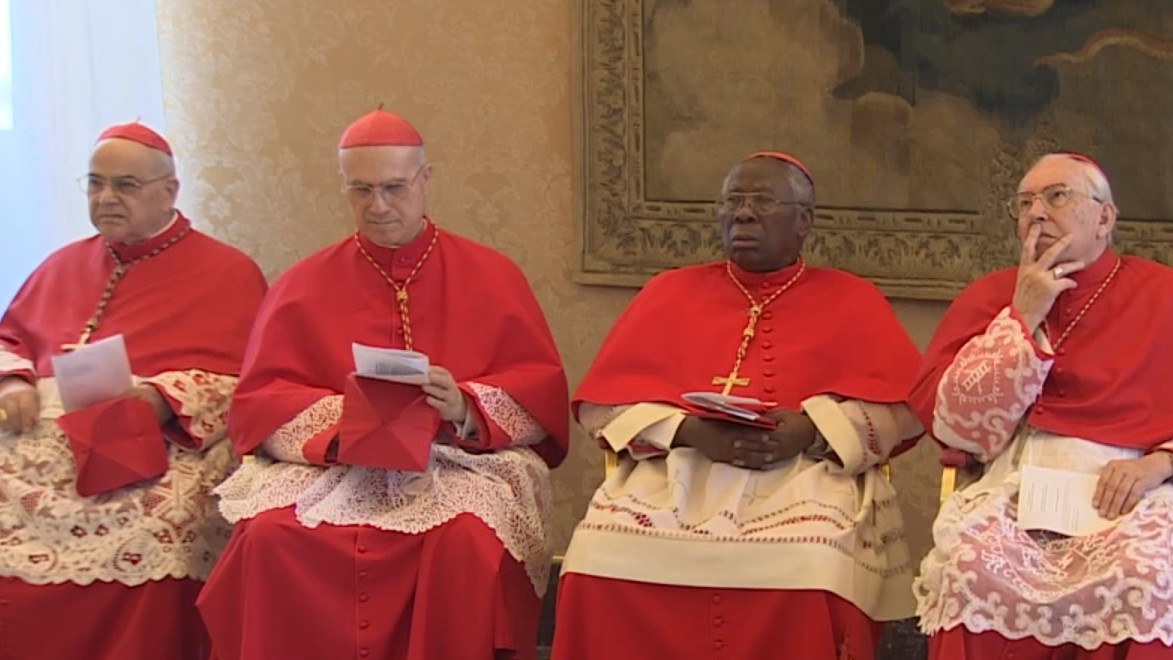 Cardinal Bishops During 20 April 2017 Consistory