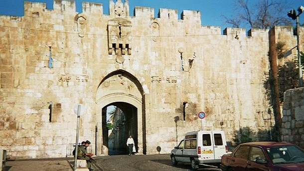 Old Jerusalem Lions Gate Morning D