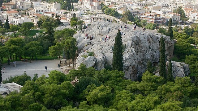 Wikimedia 640px Areopagus From The Acropolis
