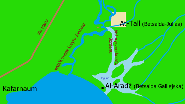 Wikimedia Location Of Bethsaida Map