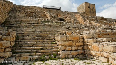 Bible Places Mount Gerizim Summit Samaritan Temple Steps Tb031807251