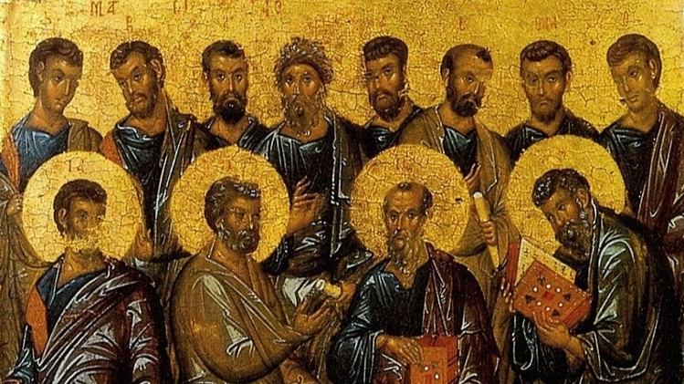 Wikimedia Synaxis Of The Twelve Apostles By Constantinople Master (early 14th C., Pushkin Museum)
