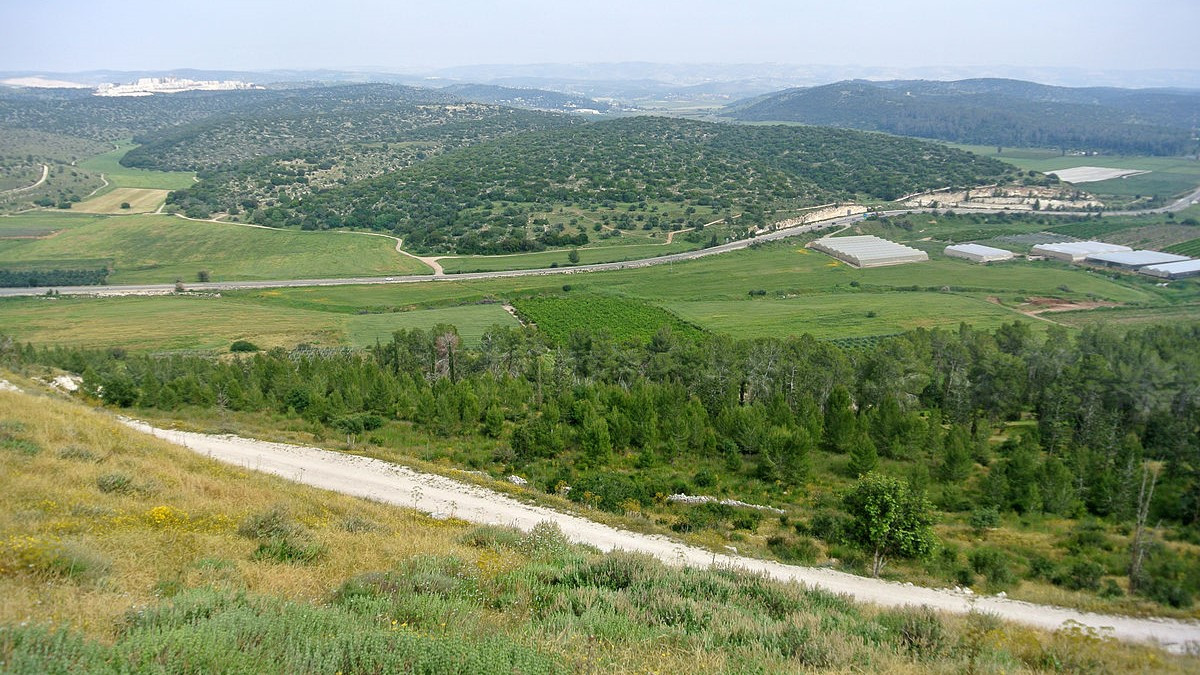 Valley Of Elah From Tel Azeka Wikipedia